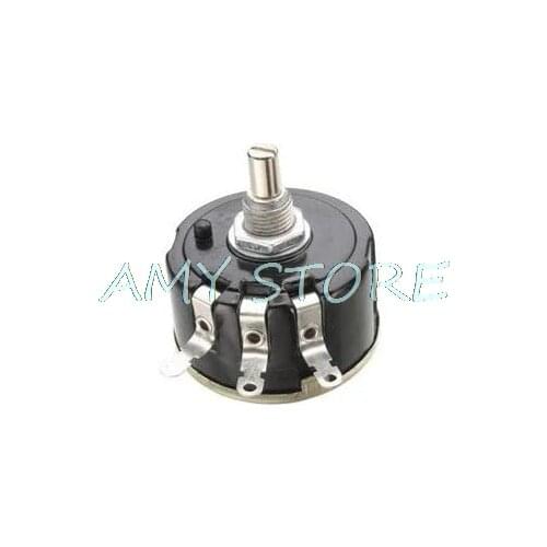 WX112 WX050 1K~47K 3 Soldering Terminals Trim-pot Trimmer Single Turn Wire Wound 6mm Round Shaft Linear Potentiometer 5W