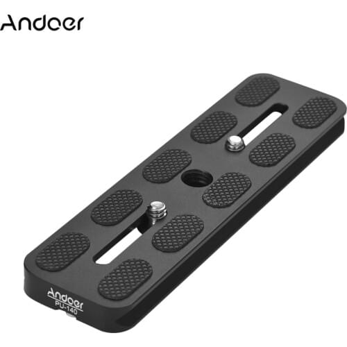 Andoer PU-70 Quick Release QR Plate 100mm 140mm 70mm Quick Release QR Plate Fit Arca Swiss for Tripod Head