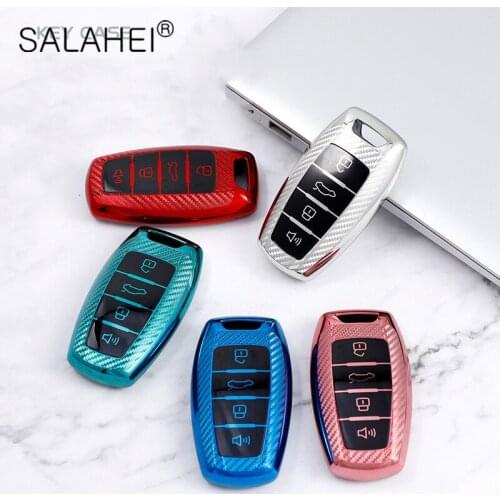 TPU Carbon Fiber Car key case cover For Great Wall Haval/Hover H6 H7 H4 H9 F5 F7 H2S Car-covers Full Cover Accessories