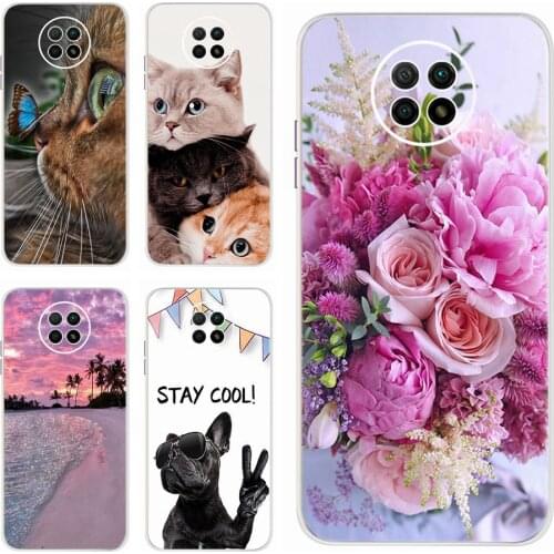 For Xiaomi Redmi Note 9 5G Case Soft Silicone Cute Patterned Back Cover For Xiaomi Redmi Note 9 5G Shockproof Phone Cases Bumper
