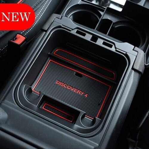 For Land Rover Discovery 4 LR4 2010-2016 Car Central Storage Box Door Phone Glove Armrest Box Accessories