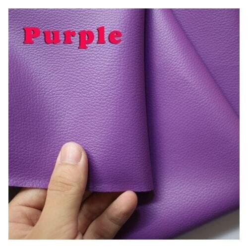 Purple Small Lychee PU Leather Faux Leather Fabric PU Artificial Leather Upholstery Leather Sold BY THE YARD FREE SHIPPING