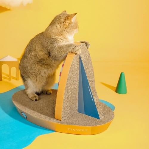 Cat Scratchers For Indoor Cats Sailboat Vertical Cat Scratcher Cat Litter Corrugated Cardboard Cat Scratcher Cat Claw Board Cat