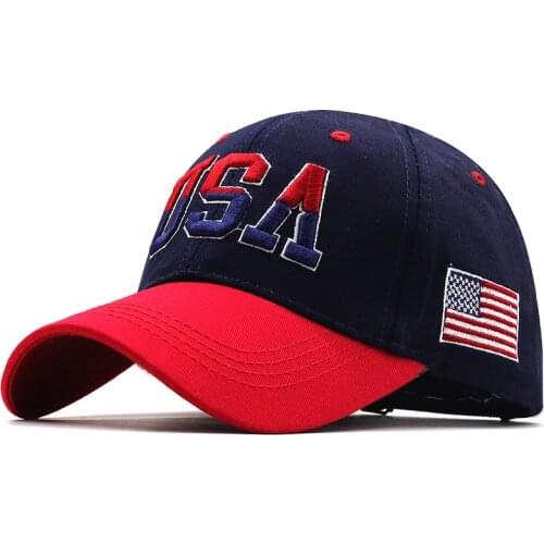 New Brand USA Flag Baseball Cap For Men Women Cotton Snapback Hat Unisex America Embroidery Hip Hop Caps Gorras Casquette