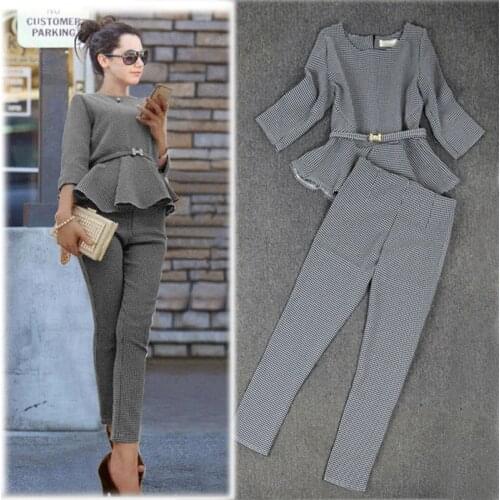 ROCICIE GELA Women's Trouser Suits In A Cage