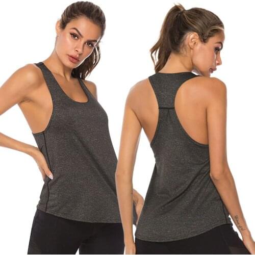 Sleeveless Yoga Shirt Womens Fitness Shirt Quick Dry Sports Shirt for Yoga Athletic Sports Top for Fitness Gym Running Clothes