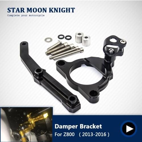 Steering Damper Bracket Mounting Holder Kit For Kawasaki Z800 Z 800 2013 2014 2015 2016 Motorcycle Accessories Parts Support
