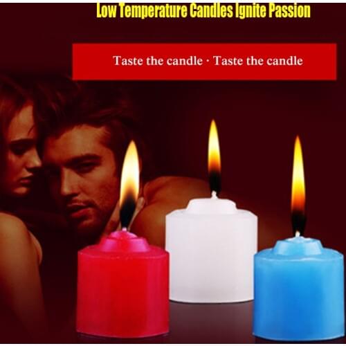 Sex toys low temperature candles short 3 pack alternative toys make love passion drops wax SM sex toys sex games for men and wom