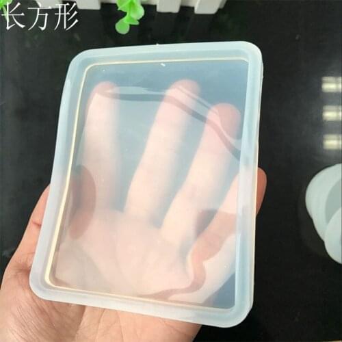 Silicone mold Full mirror glossy Free abrasive clay clay tools Mud board mold Base Platen Droplet Pad Mold cake decorating tools