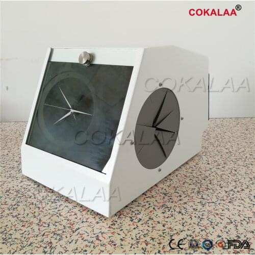 Dental Grinding Polishing Box Lapping Protector Sandblasting Dust-proof Case Dental Sandblaster Dust Collector