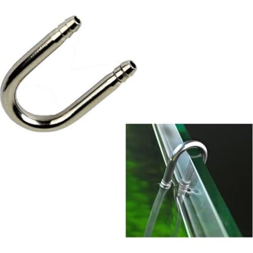 Aquarium U-Tube Connector CO2 Regulator Diffuser Atomizer Stainless Steel U-Shape Bend Fish Tank Air Pump Accessories