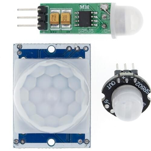 1PCS HC-SR501 SR505 SR602 Adjust IR Pyroelectric Infrared PIR Motion Sensor Detector Module