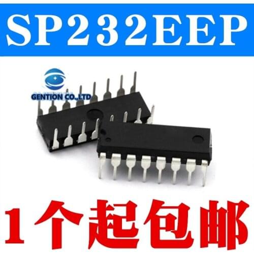 10PCS SP232EEP MAX232EPE straight inserted DIP16 instead in stock 100% new and original