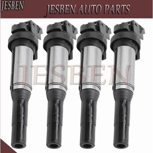 4PCS 12137575010 Ignition Coil For CITROEN BERLINGO C3 C4 Grand Picasso C5 DS3 DS4 1.4 1.6 MINI CLUBMAN Cooper R55 R56 R57 R60