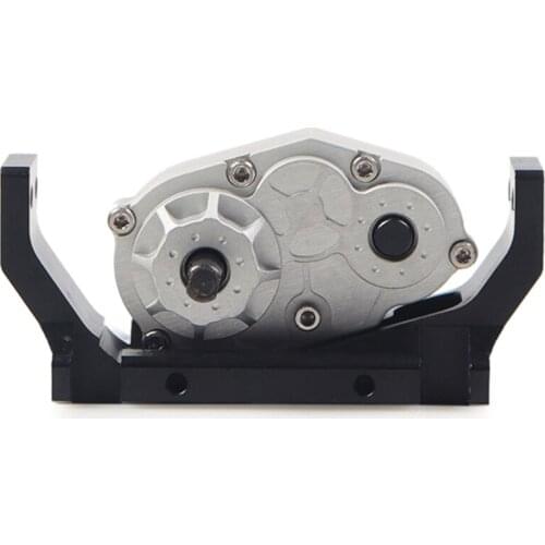 72mm / 2.83in for SCX10 / D90 RC Car 1/10 Metal Gearbox Transfer Case With Mount RC Crawler Car RC Metal Transfer Case Spare
