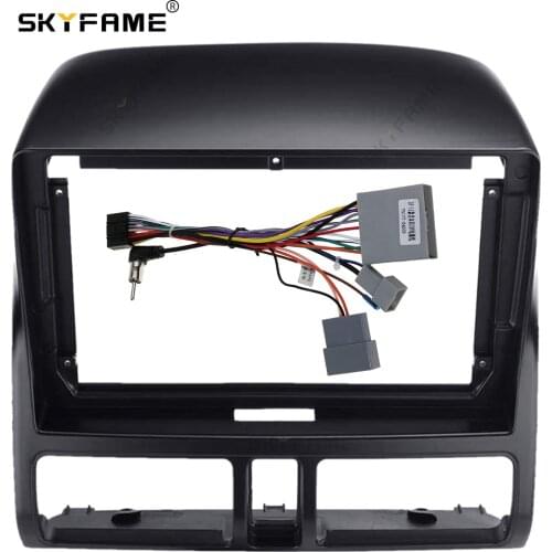 SKYFAME Car Frame Cable For HONDA CRV 2002-2006 Android Big Screen Dask Kit Fascia Frame