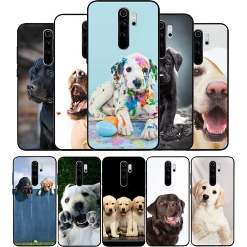 Labrador Dog black Phone Case For Xiaomi Redmi note 9 8 7 6 5 4 Pro S for redmi 4A 4X 5 Plus 5A 7A Cover