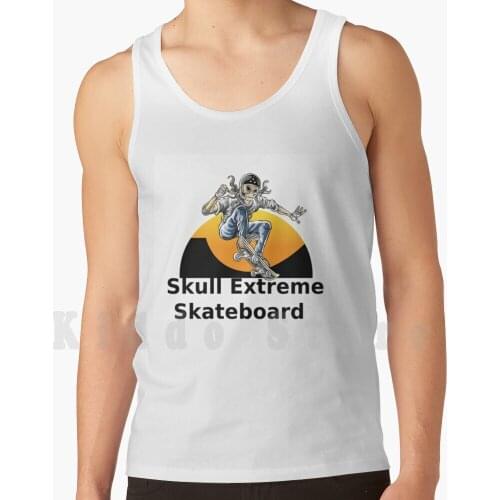 Skull Extreme Skateboard tank tops vest sleeveless Skull Extreme Skateboard Skull Extreme Skateboard Skull Skateboard