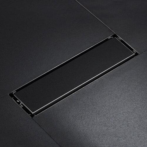 Shower Drain floor Conceal drain Trap Waste Grate Grid Strainer Long Linear Drainage Channel Drain for Hotel Bathroom Kitchen