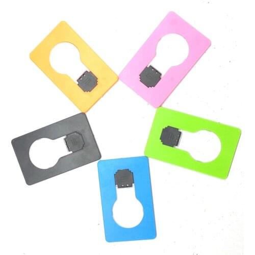 1 Piece Portable Pocket LED Card Light Lamp Funny Gadget Flashlight Children Toys Christmas Gift Random Color Party Favors