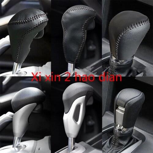 For Honda Civic 06-09-11-12-16-19 Automatic transmission leather gear lever cover gear lever protective cover car decor