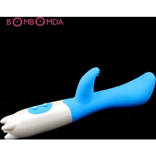 Rabbit Vibrators Dildo Vibrator Double Rod Masturbation G spot Stimulator For Women