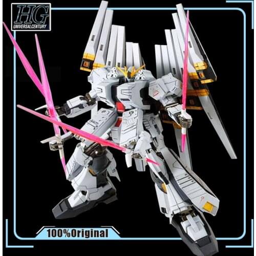 MC HGUC 1/144 RX-93 FA-93 HWS New-Type V Gundam Assembly Model Action Toy Figures Kids Toy Gift