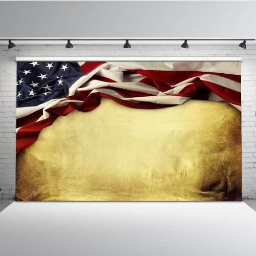 Mehofoto Independence Day Backdrop Photography American Flag Wall Photo Background for Photographers MW-144