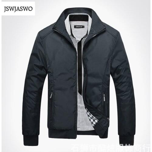 New mens jackets, mens singles, youth stand-up collar jackets, spring and autumn casual business mens jackets, mens jackets