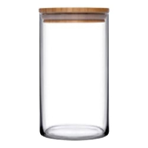 Pasabahce 43463 Bamboo Jar With Lid 1480 cc - 4 Pcs