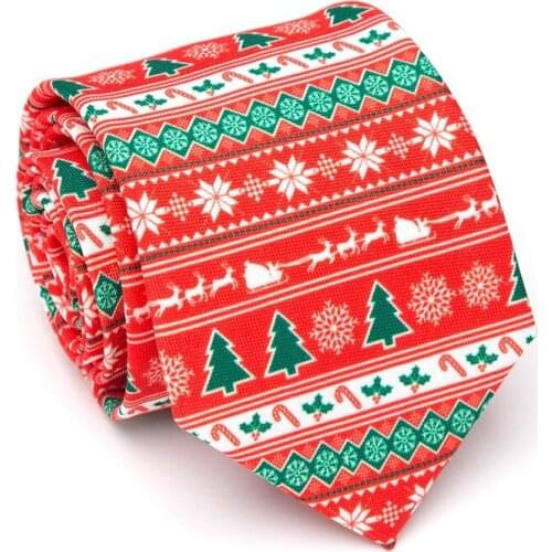 Christmas Tie Mens New Design Style Dress Accessories Ties for Men Fashion Neck ties Festival Gifts Party Necktie