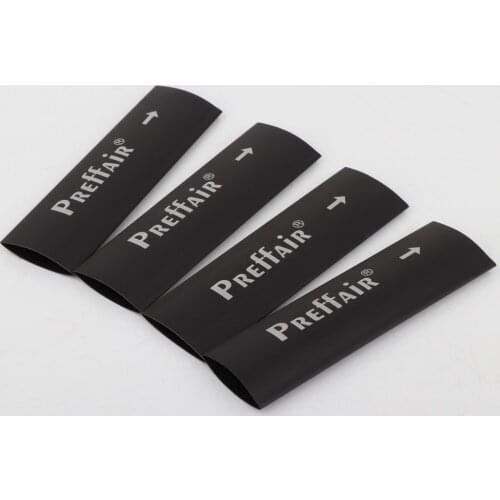 Preffair Hight Quality 4Pcs Heat Shrink Tube Insulated Sleeving Tubing For Speaker Interconnect Audio Cable DIY