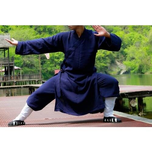 UNISEX 22colors linen wudang tai chi suits taiji uniforms taoist robe kung fu martial arts clothing sets with socks