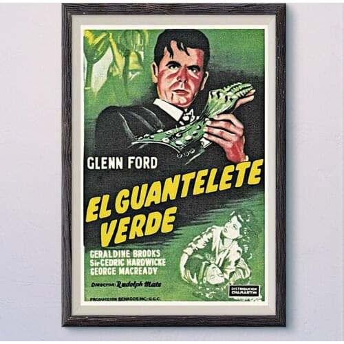 N450 THE GREEN GLOVE (2) Vintage Classic Movie Wall Silk Cloth HD Poster Art Home Decoration Gift