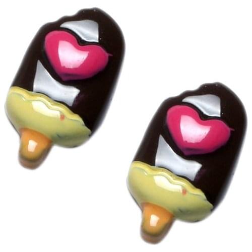 20Pcs Coffee Resin Ice Cream Decoration Crafts Beads Flatback Cabochon Scrapbooking DIY Embellishments Kawaii Diy Accessories