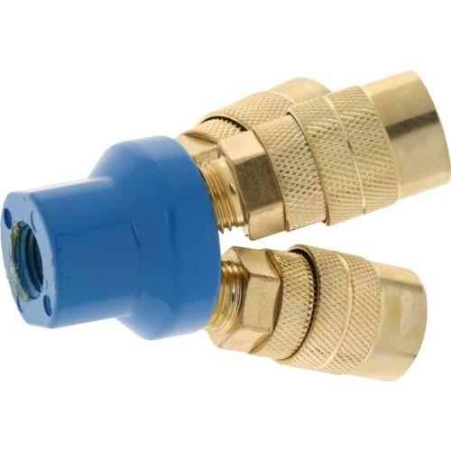 3-Way Air Hose Manifold Quick Coupler Connector Fitting Adapter / Splitter 1/4 inch