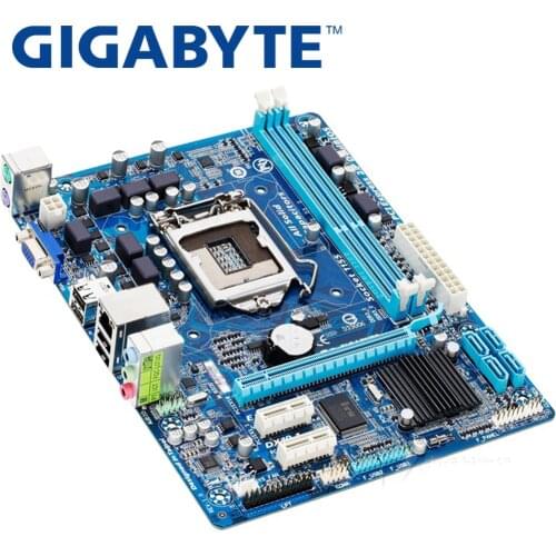 Used,GIGABYTE GA-H61M-DS2 Desktop Motherboard H61 Socket LGA 1155 i3 i5 i7 DDR3 16G uATX UEFI BIOS