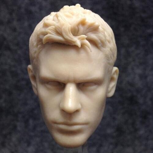 Blank 1/6 Scale Criss Head Sculpt Unpainted Fit 12" Figure
