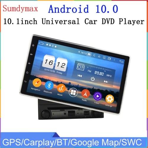 10.1" IPS Rotative Screen Android 10 car radio gps 4GB RAM 64GB ROM RDS 2Din Universal Car DVD Player Radio Stereo GPS NAVI