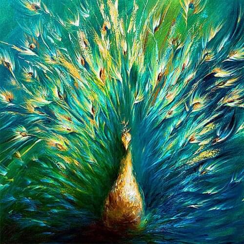 Full Drill 5d DIY Diamond Painting Kits Animal Peacock Picture Square Rhinestones Mosaic Diamant Embroidery Cross Stitch Crafts