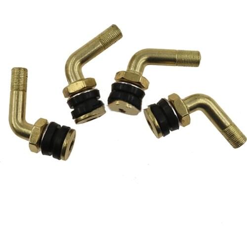 Wheels Tires & Parts 2pcs CNC Motorcycle Valve Stem 90 Degree Angle Wheel Tire Tubeless Valve Stems Aluminum Brand New