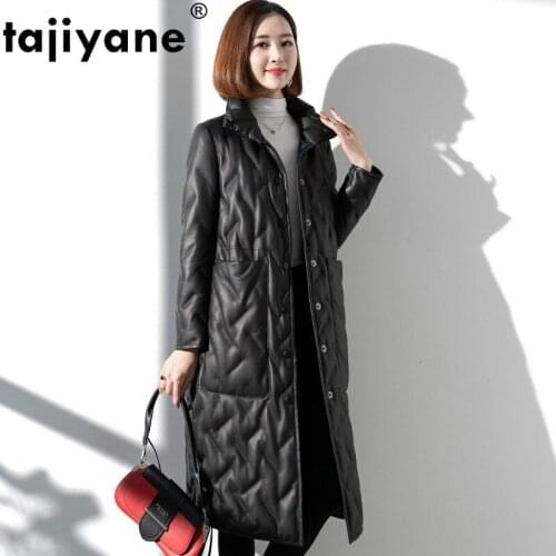 Real Genuine Leather Jacket 100% Sheepskin Down Coat Female Autumn Winter Coat Women Clothes 2020 Warm Long Tops ZT4821