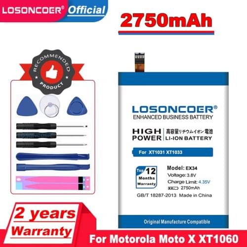 LOSONCOER Motorola Phone Batteries