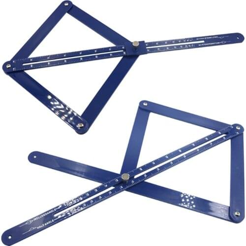 Multifunctional Protractor Corner Angle Finder Tool Square Ruler Protractor Woodworking Model Craft Angle Square Tool