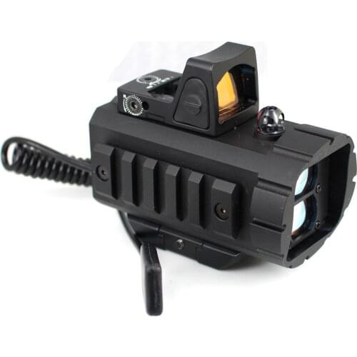 Scanning range finder hunting 600m distance meter w/red dot scope laser rangefinder