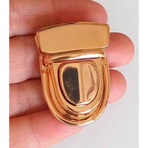 Light gold bag lock