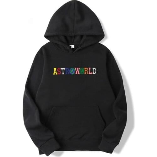 TRAVIS SCOTT ASTROWORLD WISH YOU WERE HERE HOODIES Fashion Letter ASTROWORLD HOODIE Streetwear Man Woman Pullover Sweatshirt