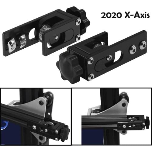 Upgrade 2020 Profile X-Axis Synchronous Belt Stretch Straighten Tensioner For Creality CR-10 CR-10S Ender-3 3D Printer Parts