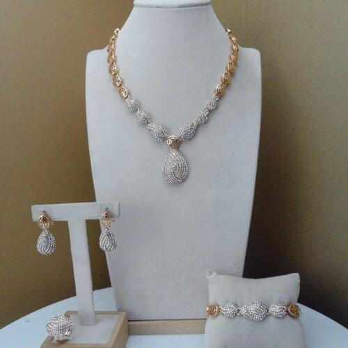 Yuminglai African Fashion Jewelry for Woman Necklace Sets FHK8489