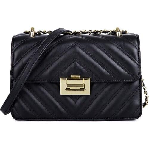 Women Purses and Shoulder Bag Luxury Designer Fashion Lady Cross Body Bags with Metal Chain High Quality Crossbody Bag for Women